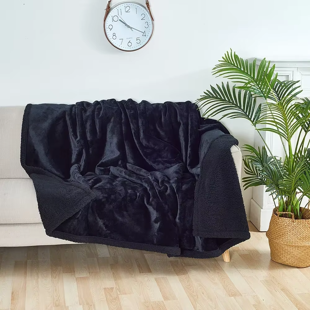 Πολυτελής Αδιάβροχη Κουβέρτα Shaggy Fleece – Ζεστό Χειμερινό Ριχτάρι με Μικροΐνες