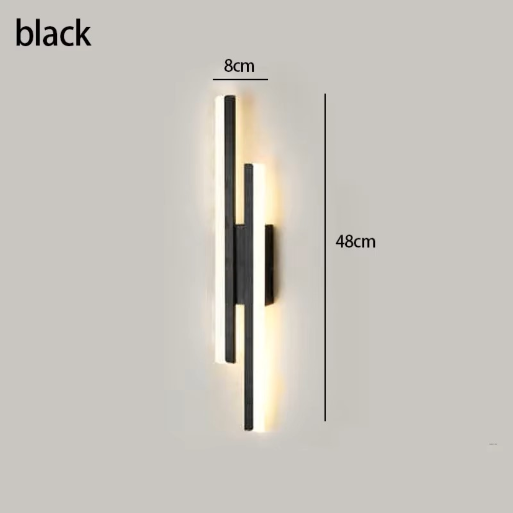 Aureline™ – LED Copper Wall with Acrylic Lampshade