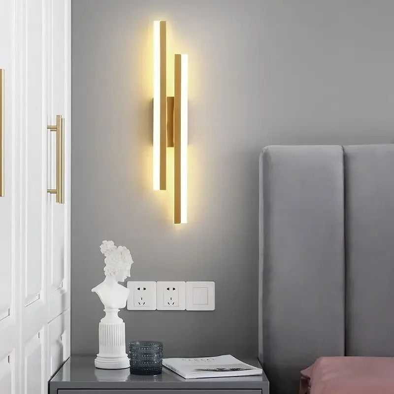 Aureline™ – LED Copper Wall with Acrylic Lampshade