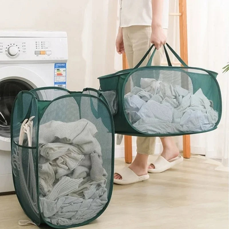 AirFold™ – Foldable Mesh Laundry Hamper