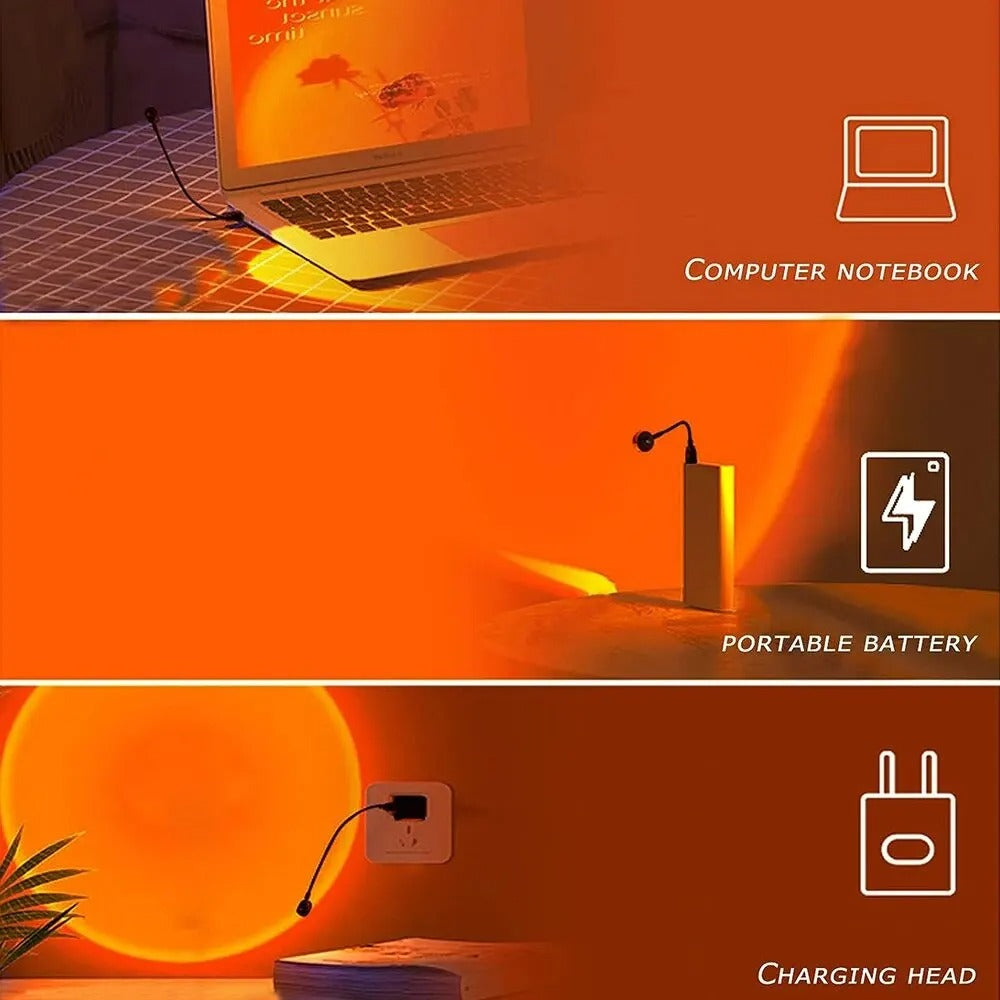 LumaGlow™ – USB Sunset Projector