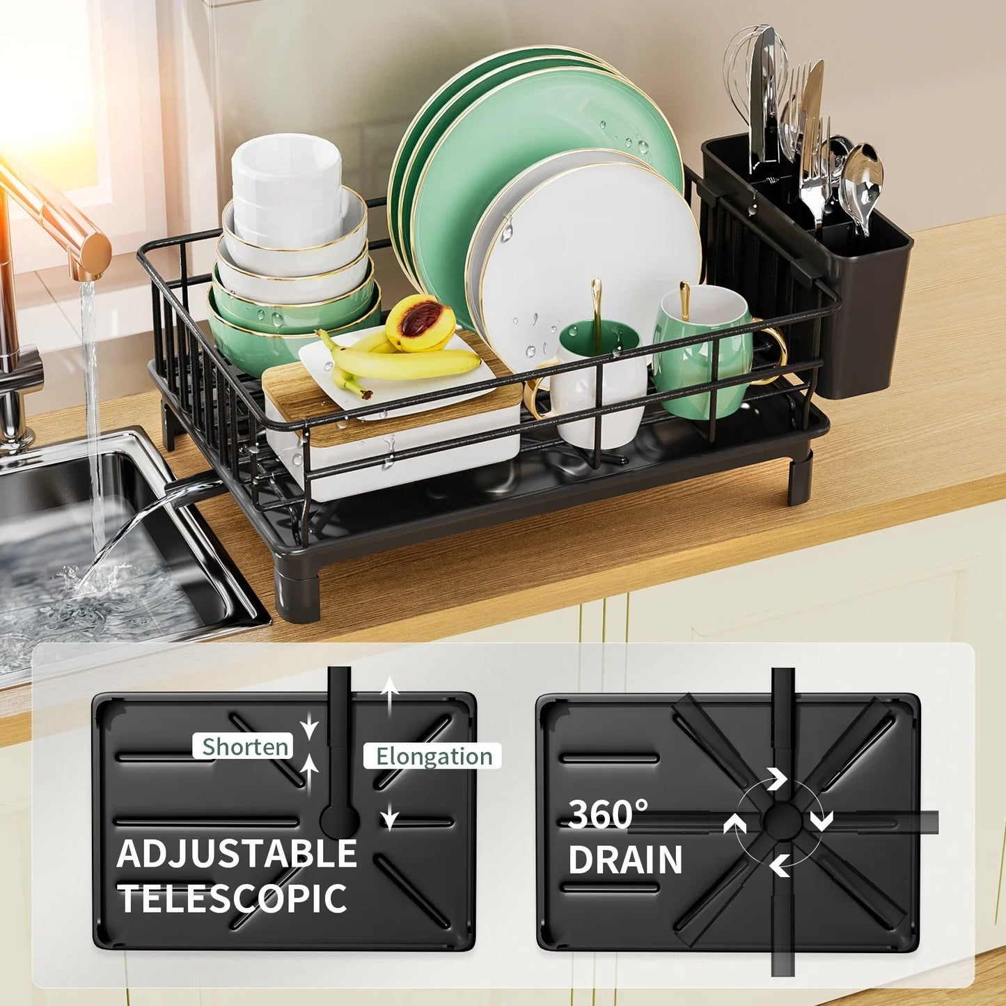 DryMate™ – Multifunction Dish Drainer