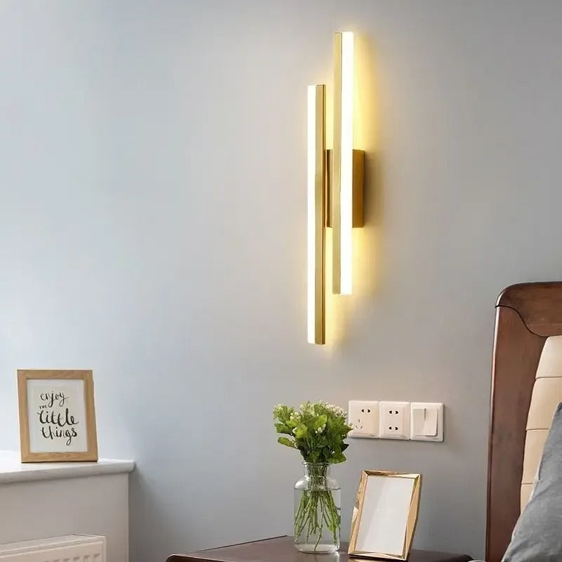 Aureline™ – LED Copper Wall with Acrylic Lampshade