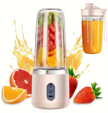 Portable Juicer – 6-Blade USB Blender for Smoothies & Ice