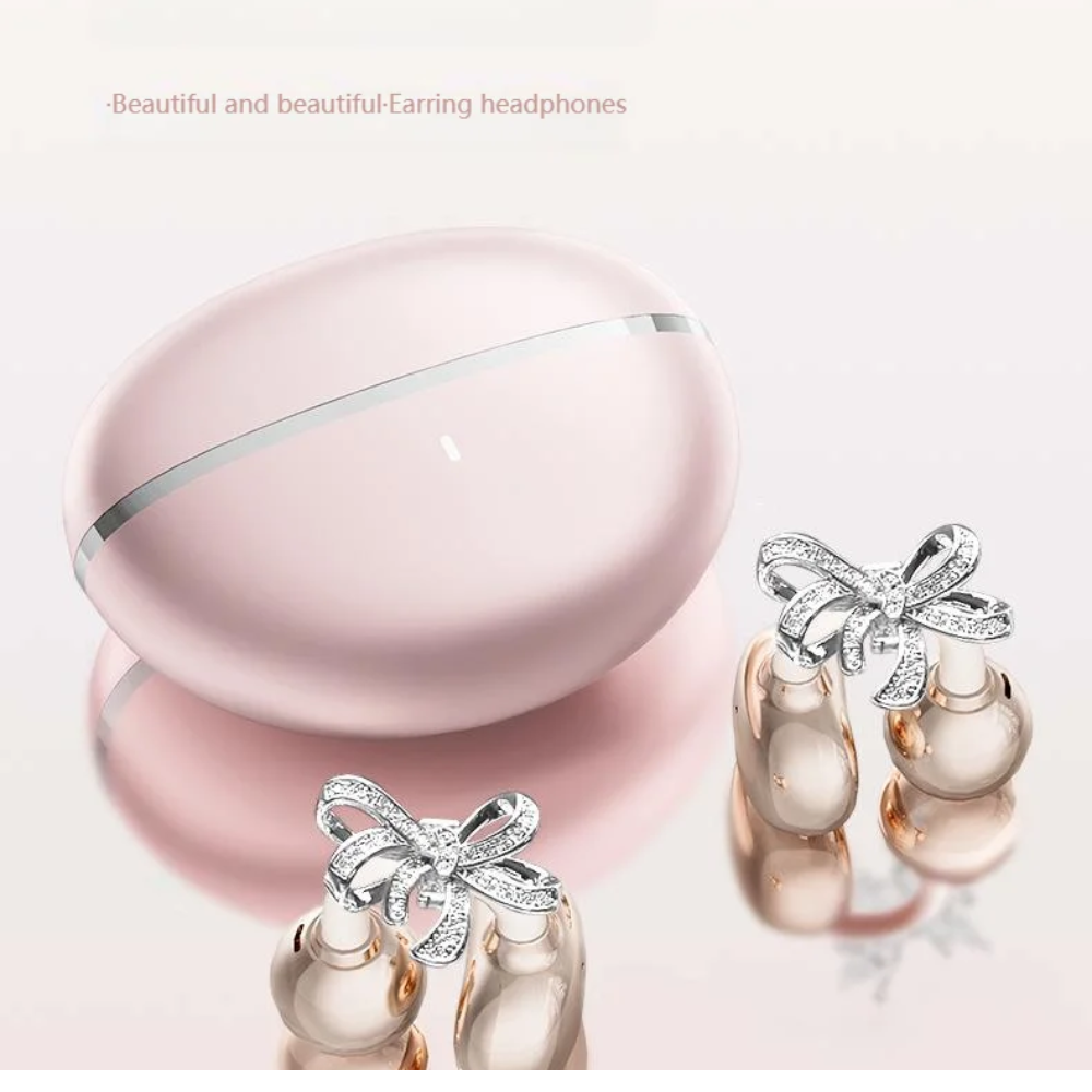 GlamWing™ – Butterfly Clip-On Bluetooth Earphones