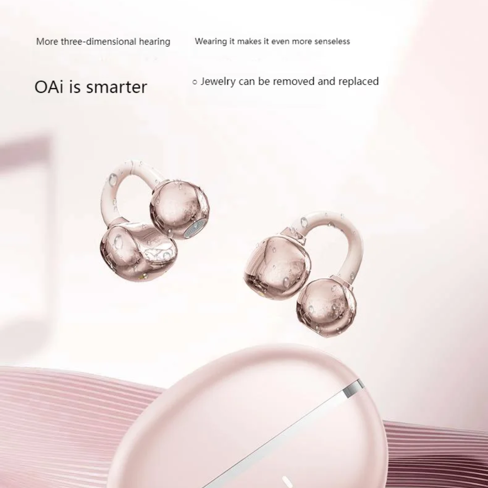 GlamWing™ – Butterfly Clip-On Bluetooth Earphones