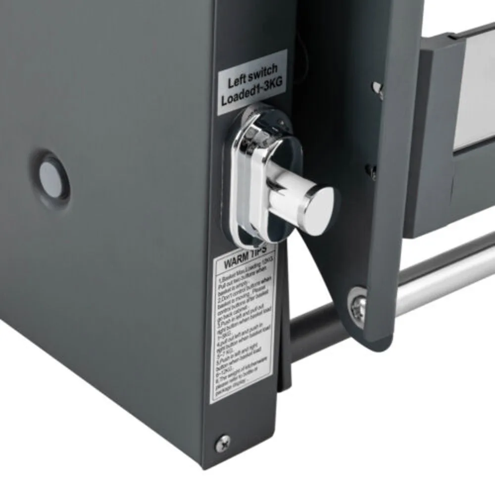 LiftMaster™ – Black Aluminum Crystal-Lift Pull-Down Storage Basket