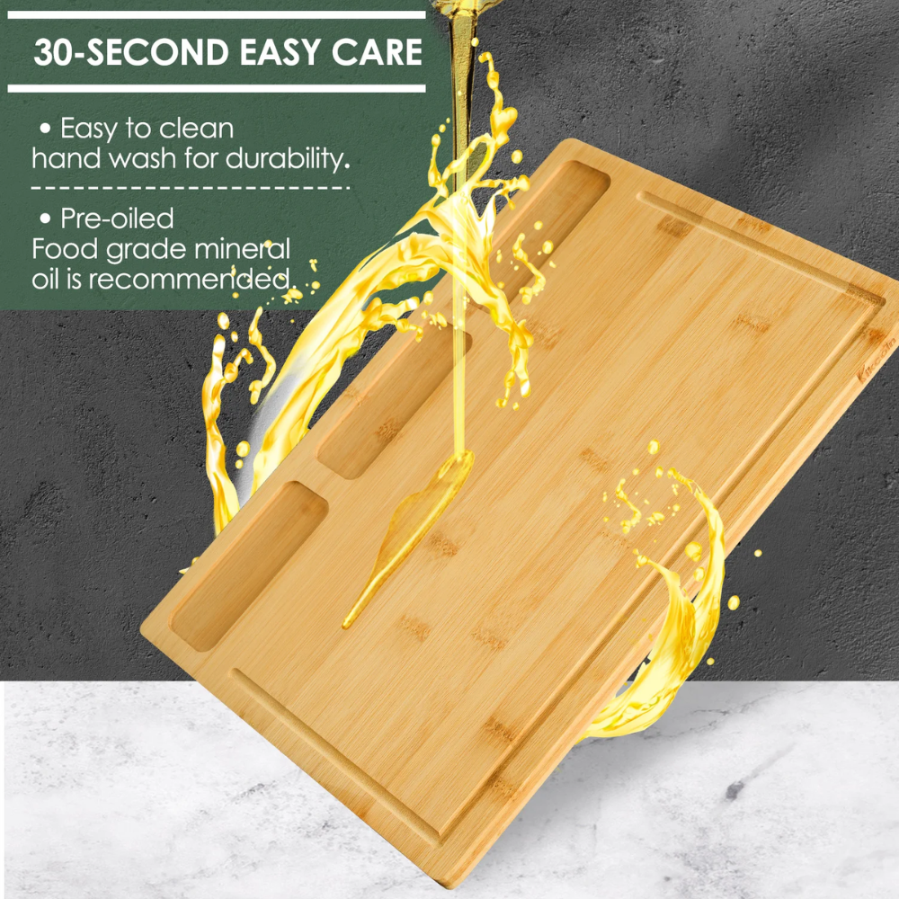 ChopNest™ – 3pc Bamboo Cutting Board Set