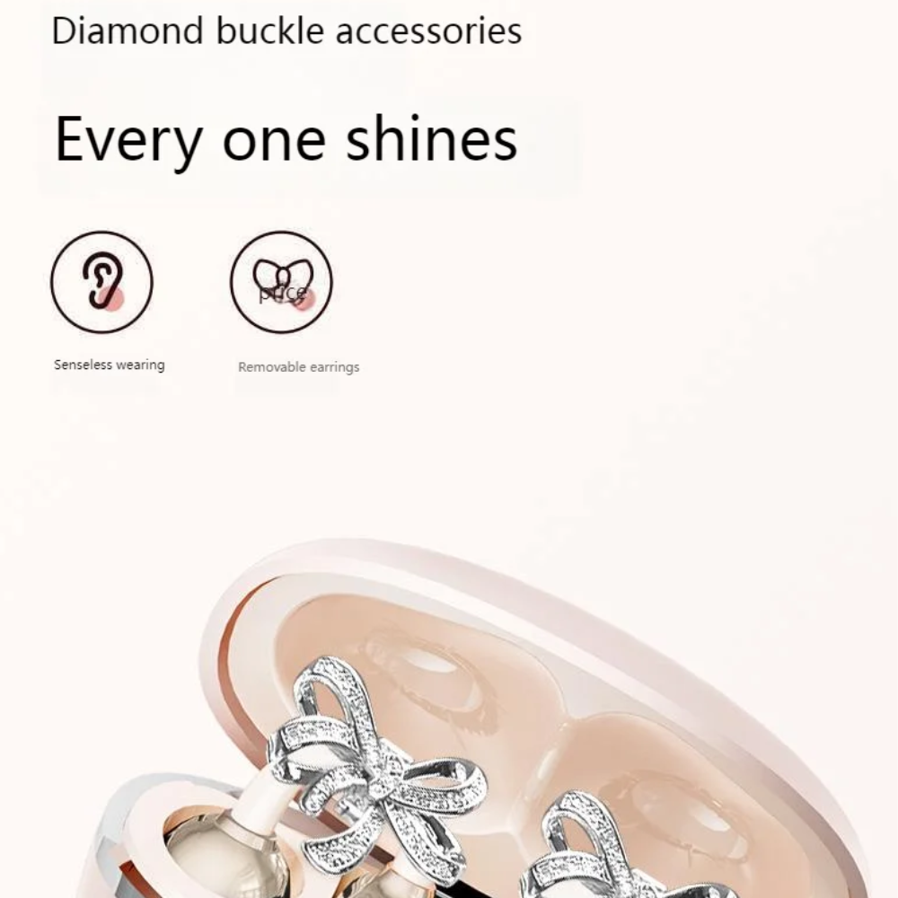 GlamWing™ – Butterfly Clip-On Bluetooth Earphones