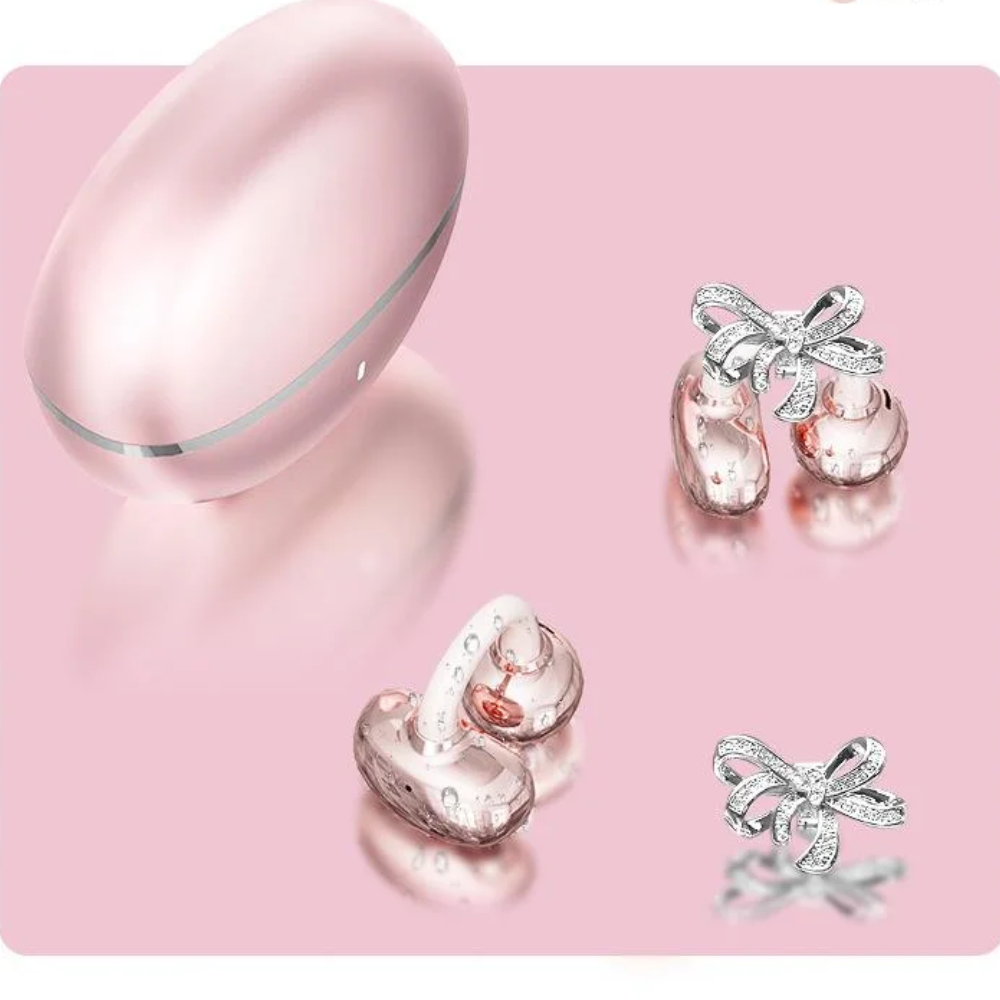 GlamWing™ – Butterfly Clip-On Bluetooth Earphones