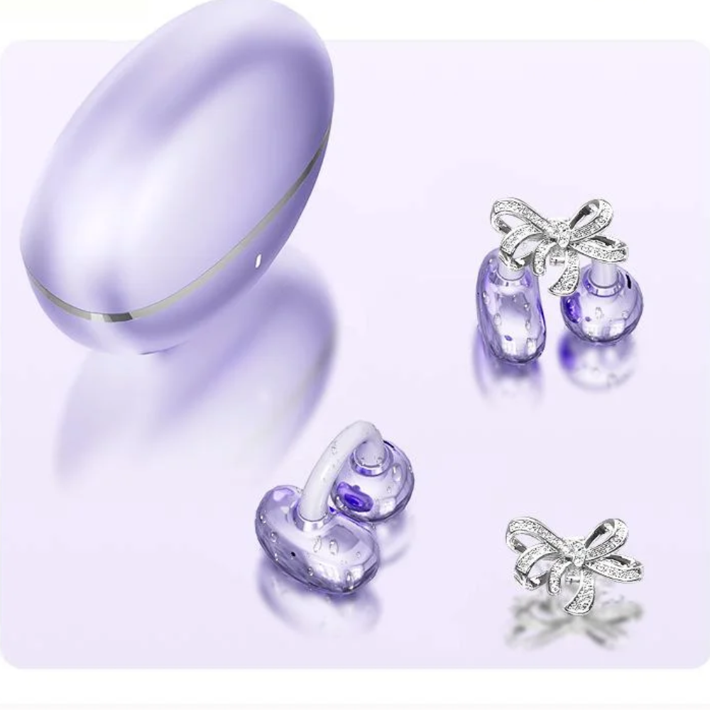 GlamWing™ – Butterfly Clip-On Bluetooth Earphones