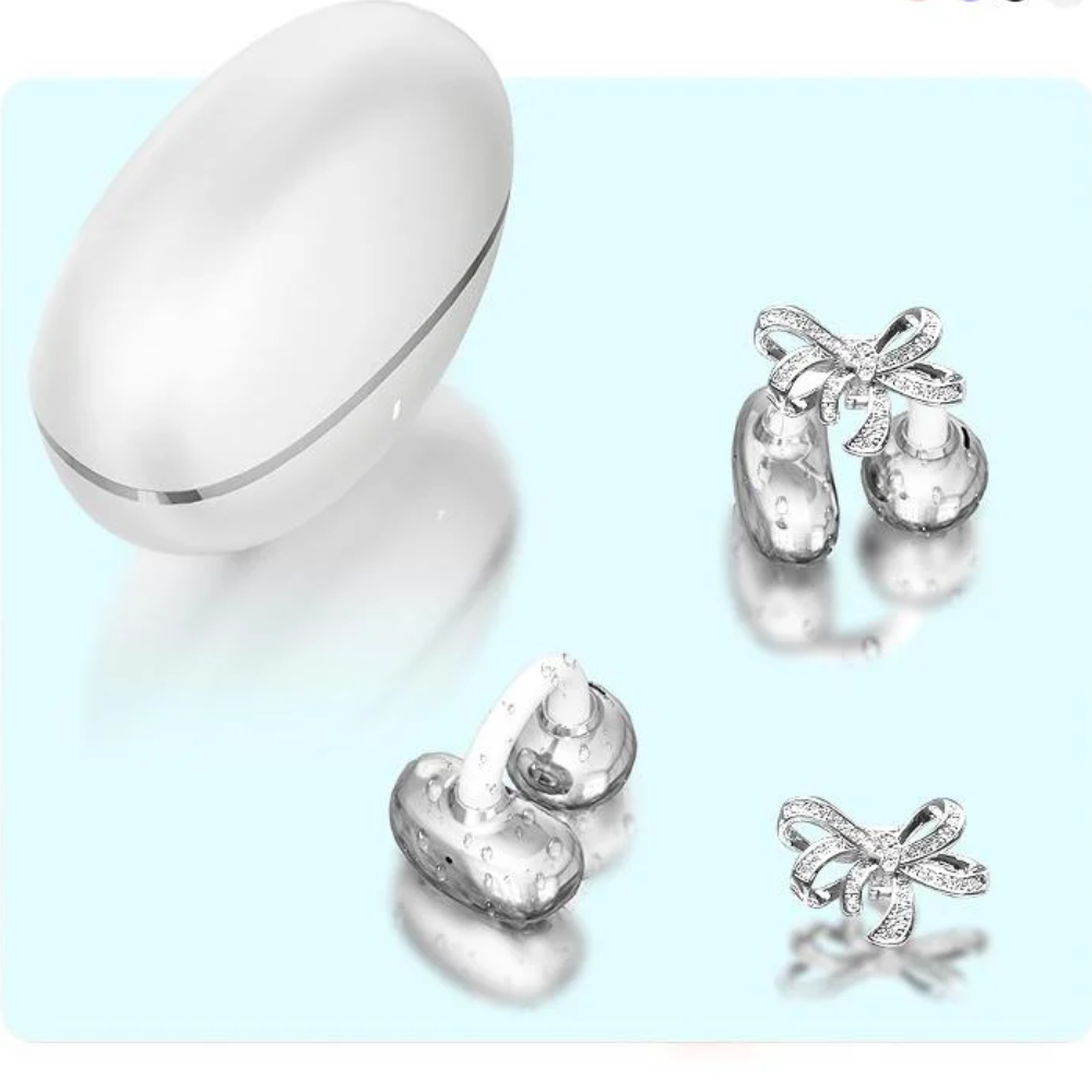 GlamWing™ – Butterfly Clip-On Bluetooth Earphones