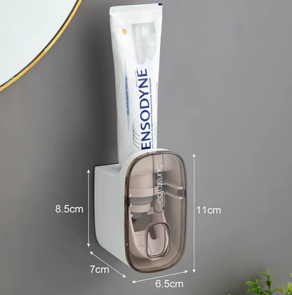 Automatic Wall-Mount Toothpaste Dispenser– Hands-Free, No Waste, Easy Install Bathroom Accessory